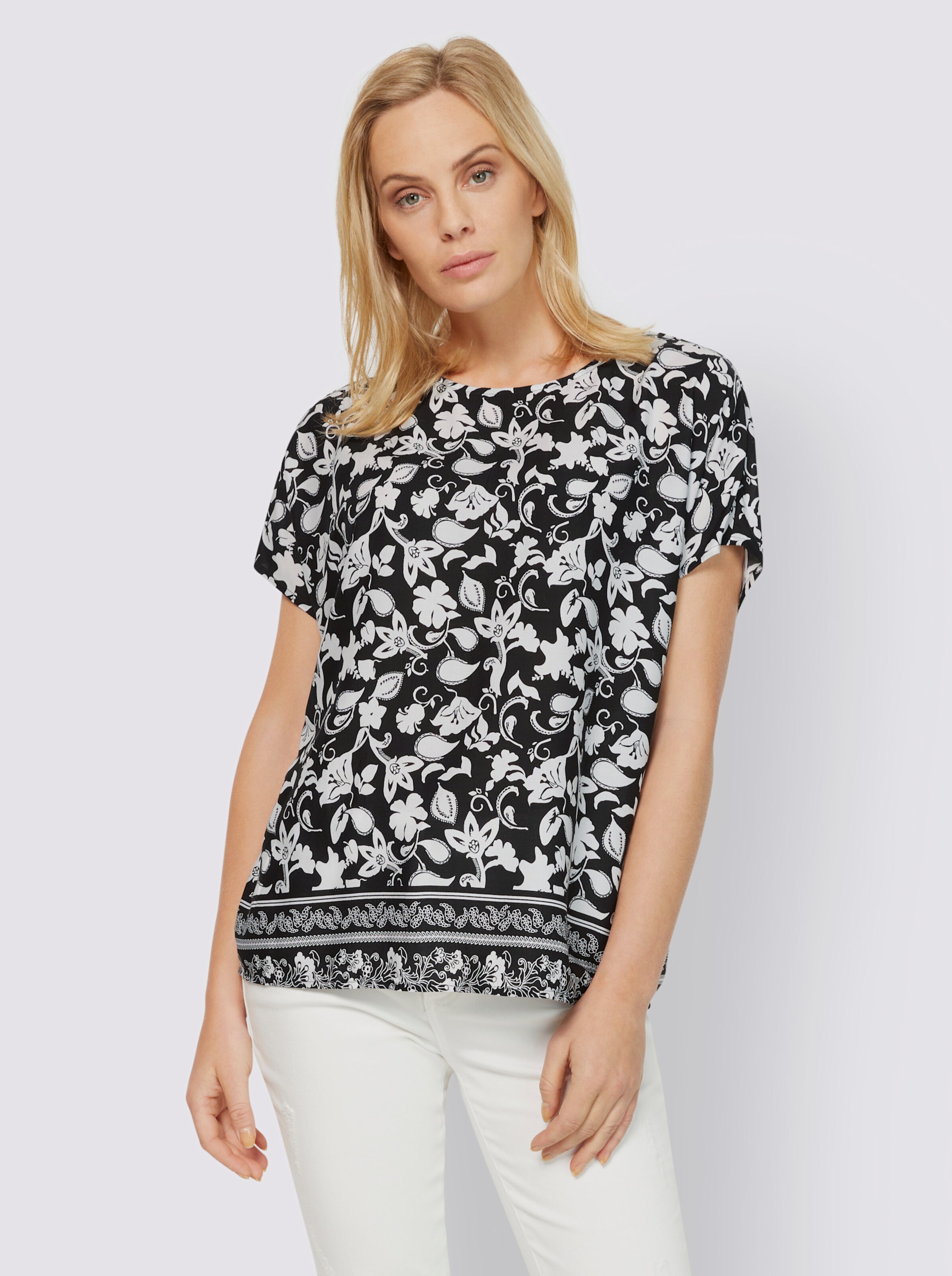 Druckbluse