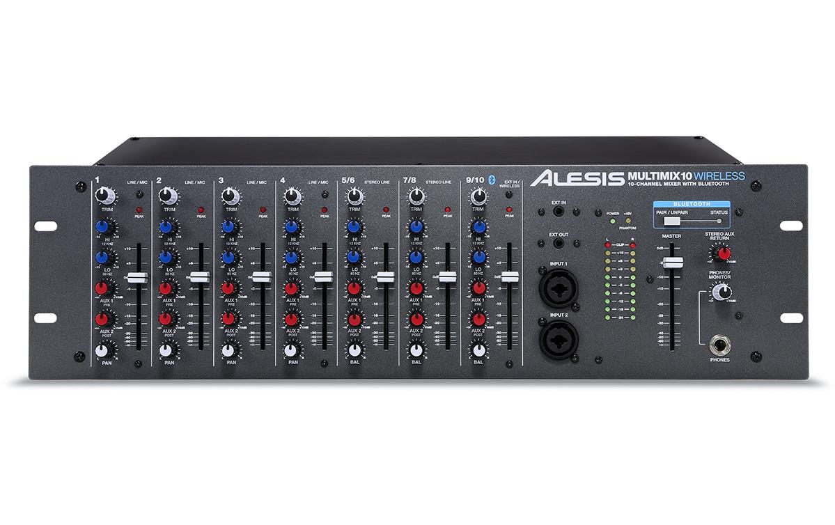 Mischpult MultiMix 10 Wireless<br>10-Kanal Rackmixer mit Bluetooth
