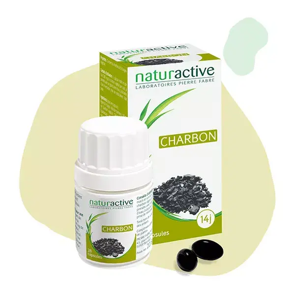 Carvão ativado Naturative, 28 cápsulas