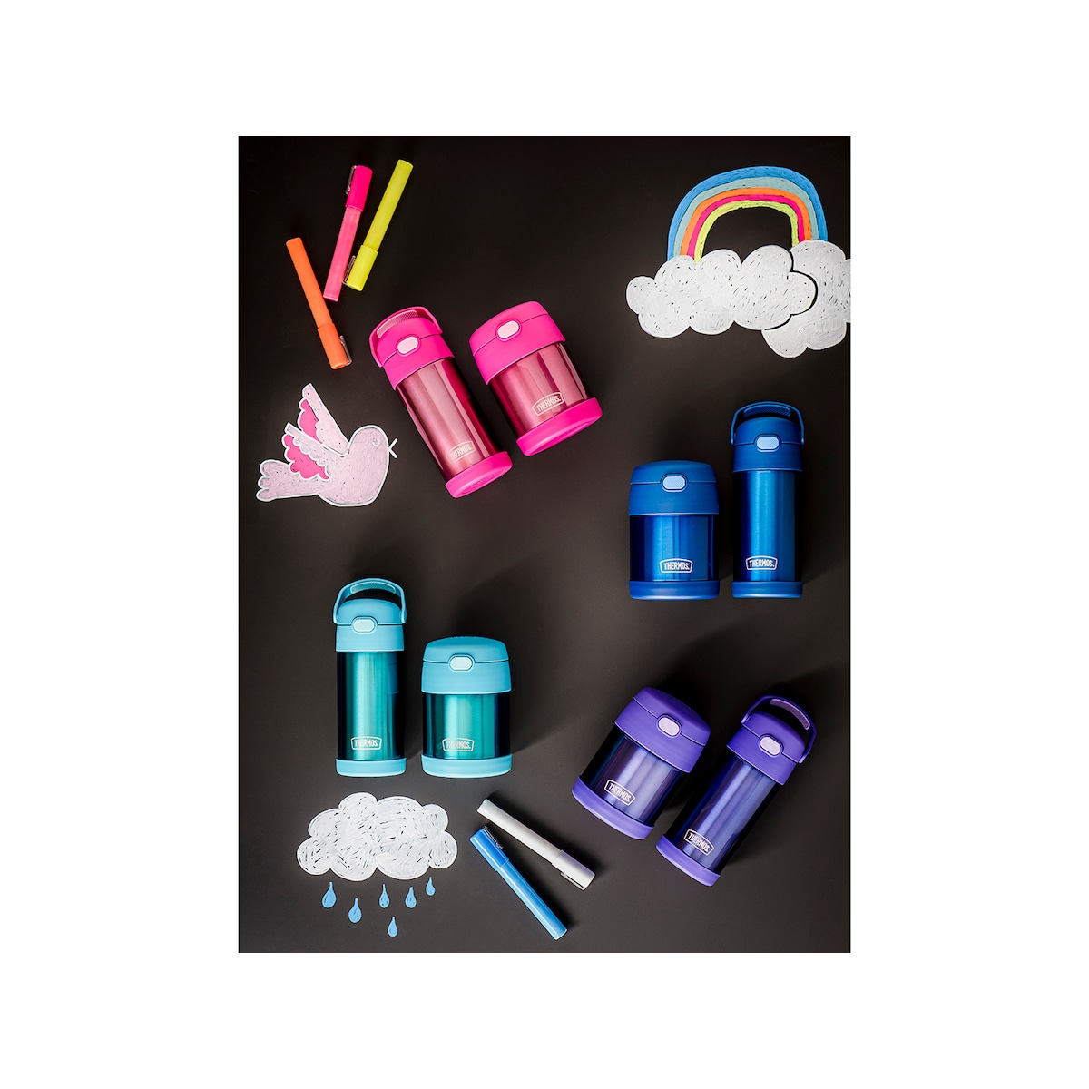 Thermos 470 ml Violet