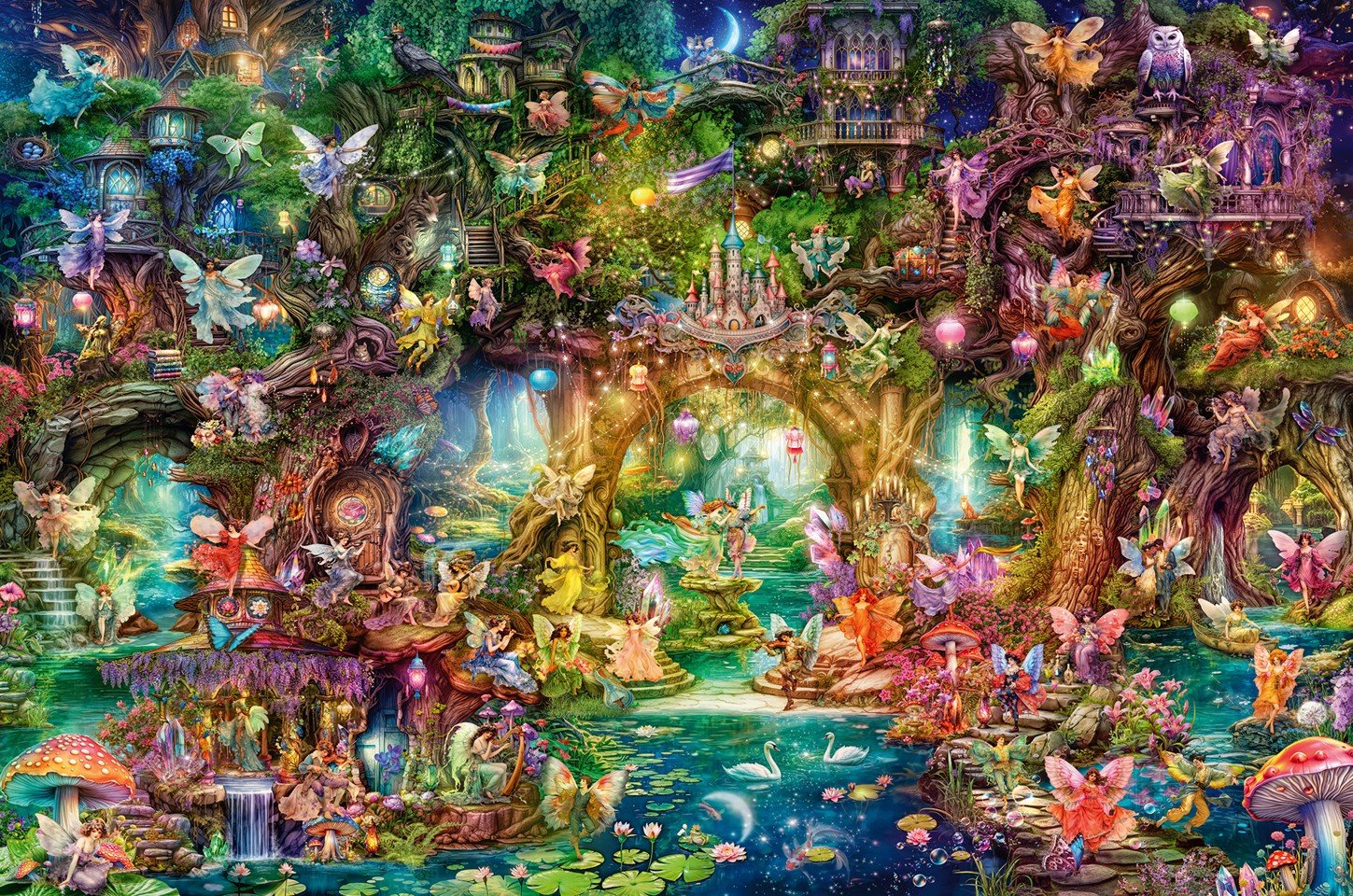 Ravensburger - Puslespil The Hidden World Of Fair 4000 brikker