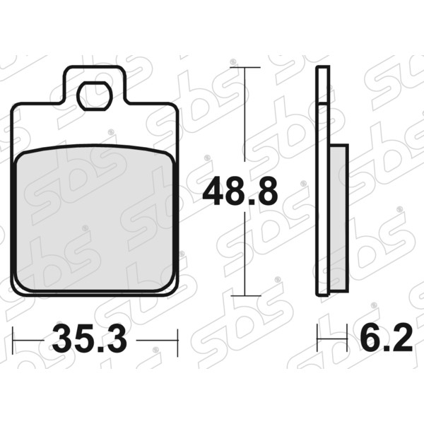 SBS - Plaquettes de frein 202 CT