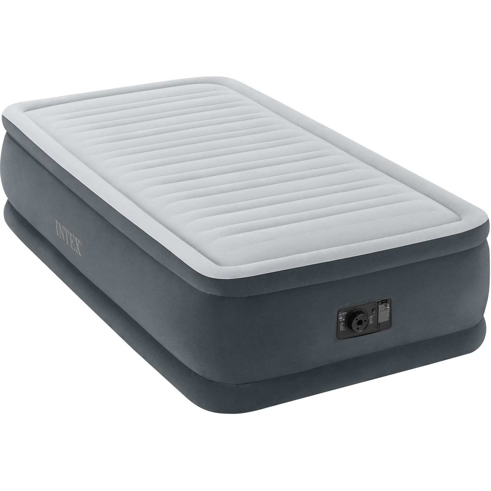 INTEX Luftbett Queen Comfort, Twin Size 99 x 46 x 191 cm mit integrierter Pumpe