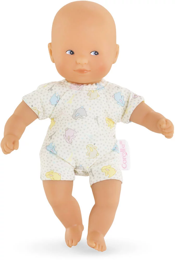 POUPON MINI CALIN LAPINS YEUX BLEUS 20 CM - COROLLE MON PREMIER POUPON