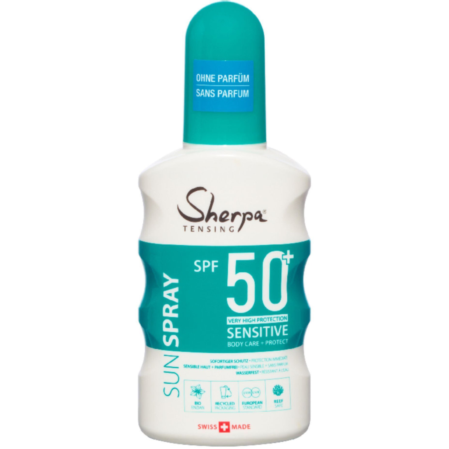 Sherpa Tensing Sonnenspray SPF50+ Sensitive