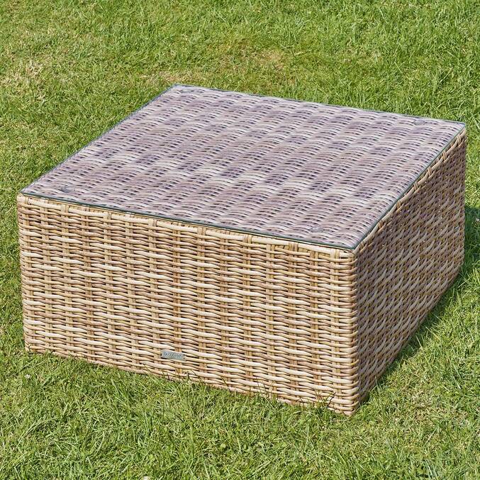 Table basse de jardin carrée MOORÉA Savana