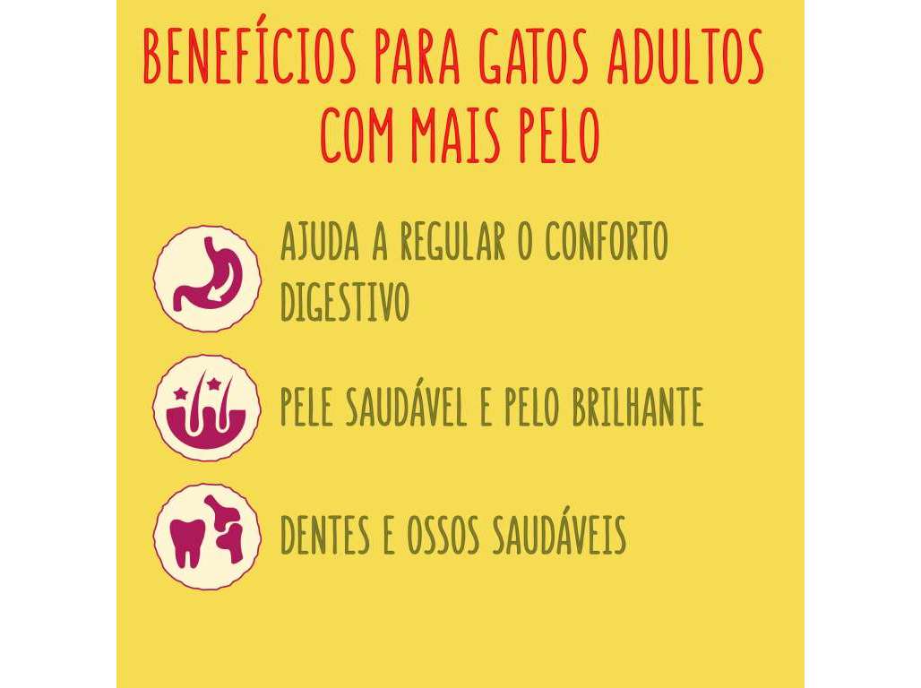 RAÇÃO PARA GATO FRISKIES BOLAS DE PÊLO COM FRANGO E VEGETAIS 1.5KG