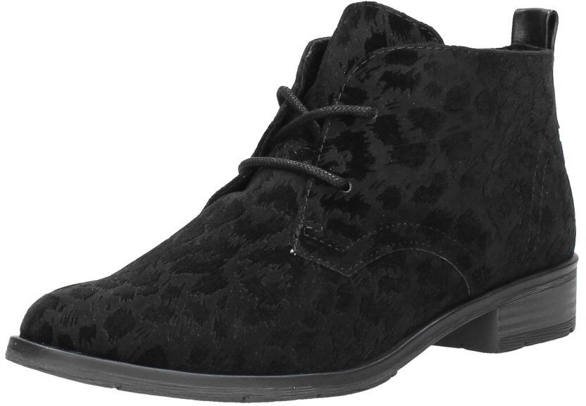 Marco Tozzi Dames veterschoenen zwart