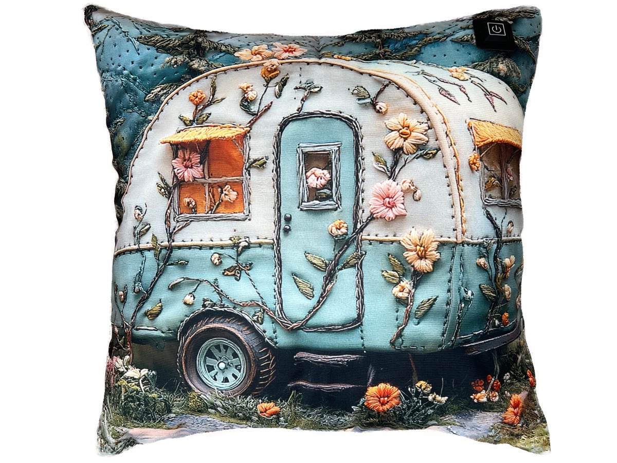 Warmpi warmtekussen - Bloemen Caravan