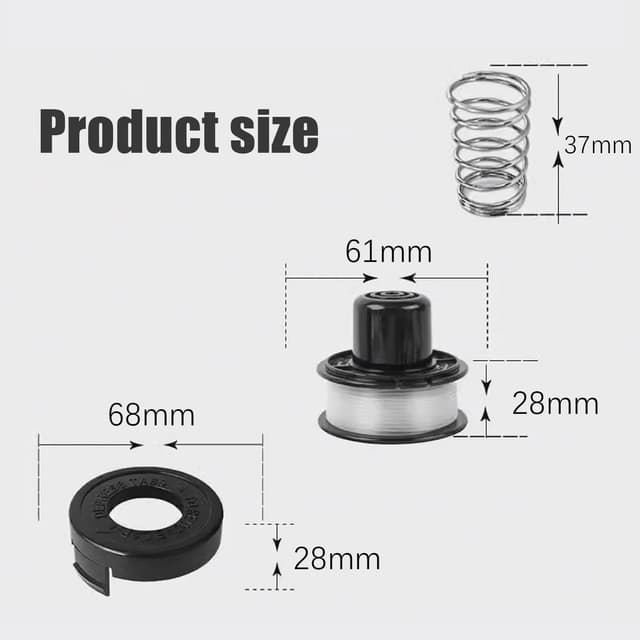 Trimmerspole til Black Decker GL250/GL310/GL360 græstrimmer