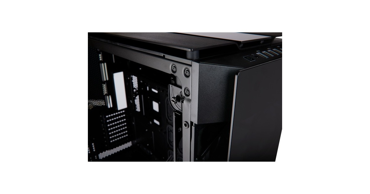 CorsairObsidian 1000D big tower behuizing  (Zwart | 4x USB-A | 2x USB-C | Window)