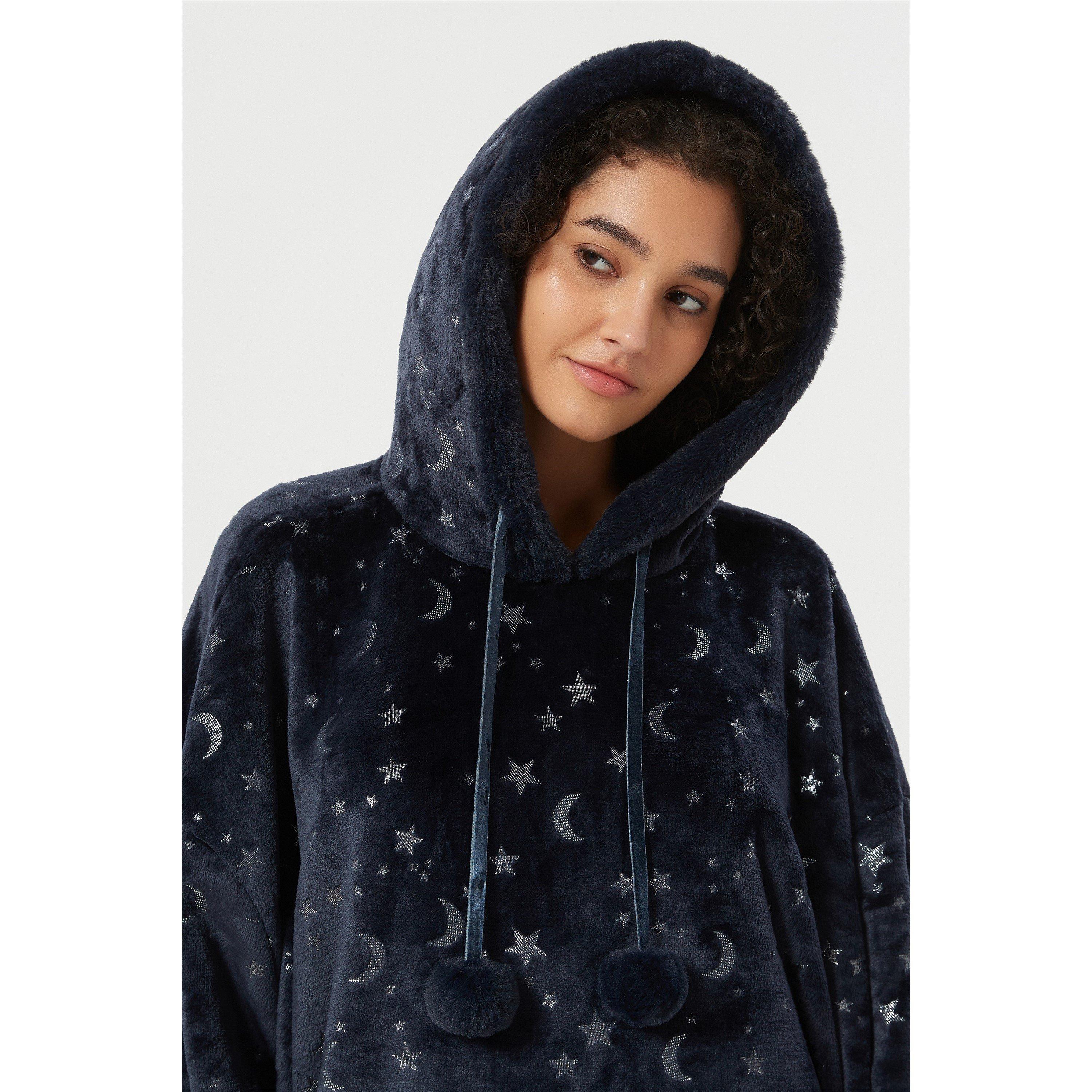 Linea Ladies Foil Star Snuggle Hoodie