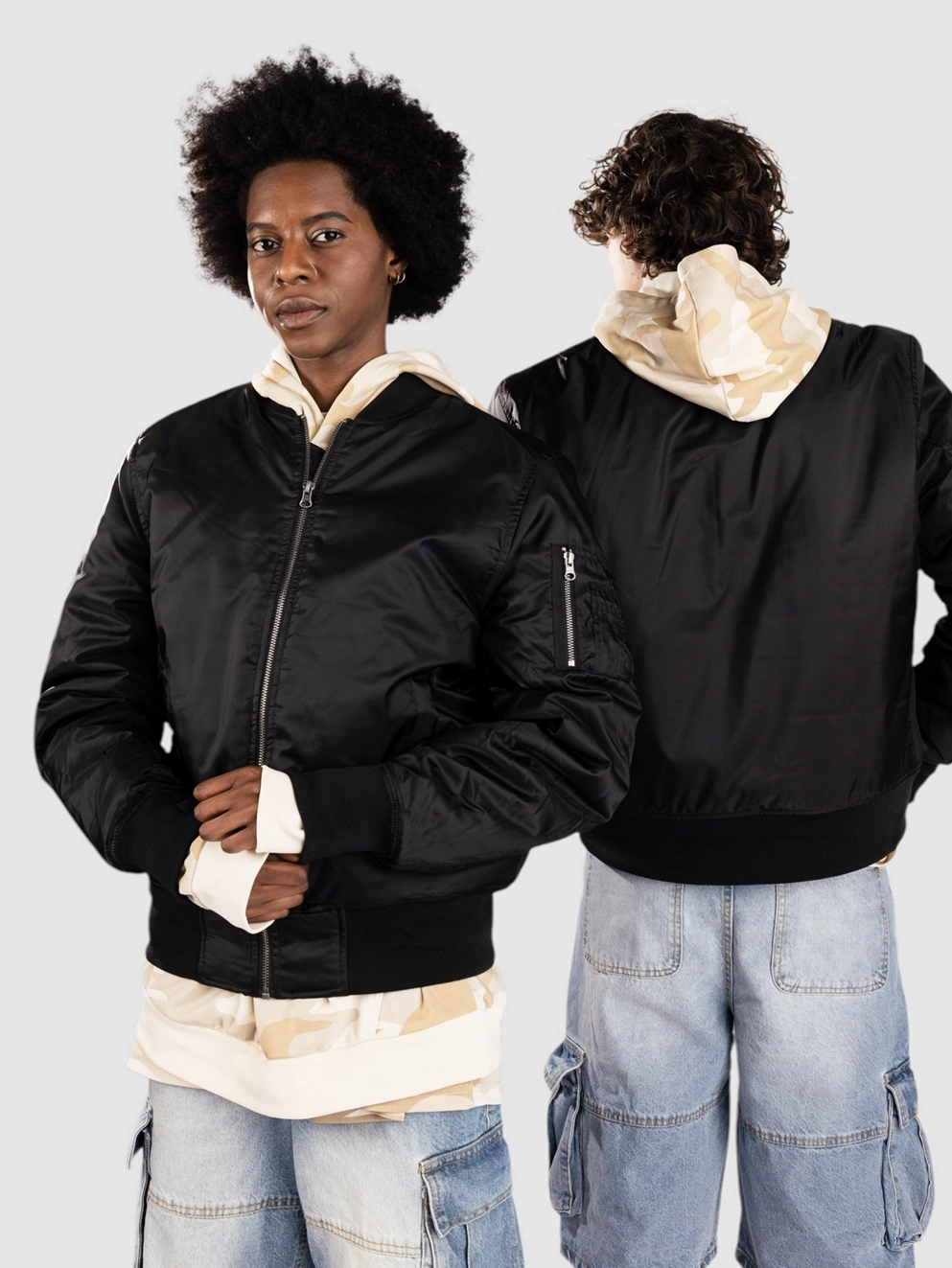 Urban Classics Basic Bomber Jacket black