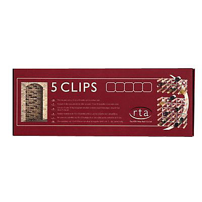 Lot de 5 clips de raccord galvanisé métal