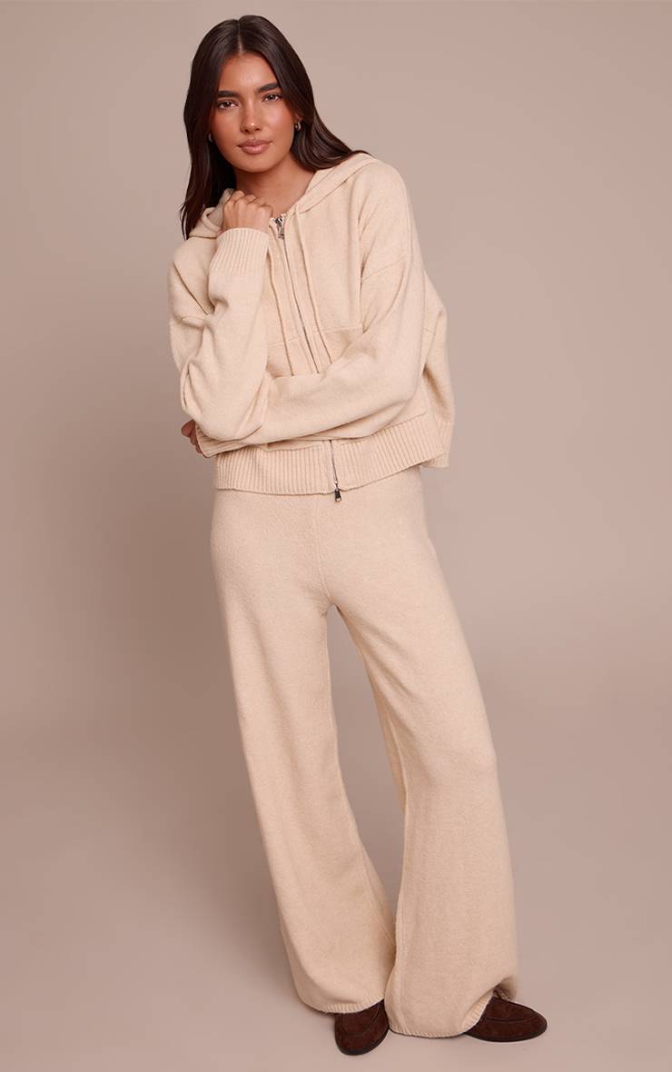 Beige Gilet À Casynthétiqueche Zippé En Maille