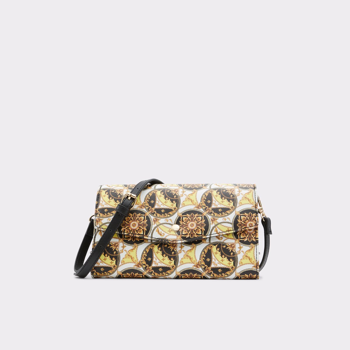 Caenia Black-Gold Multi Women Wallets