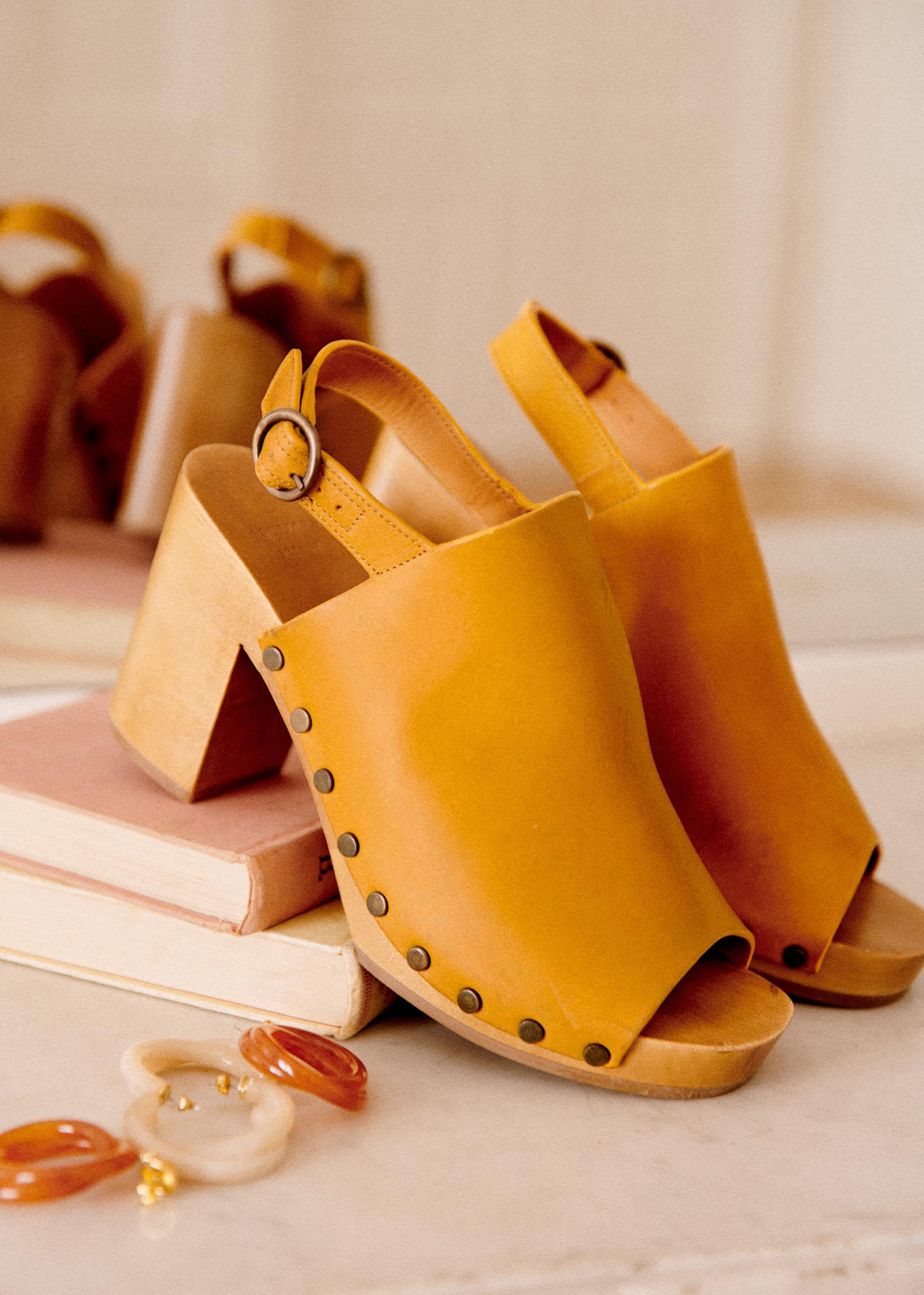 Sabots High Dakota - Ocre lisse héritage - SOULIERS/SOULIERS Sabots & Espadrilles 5906273