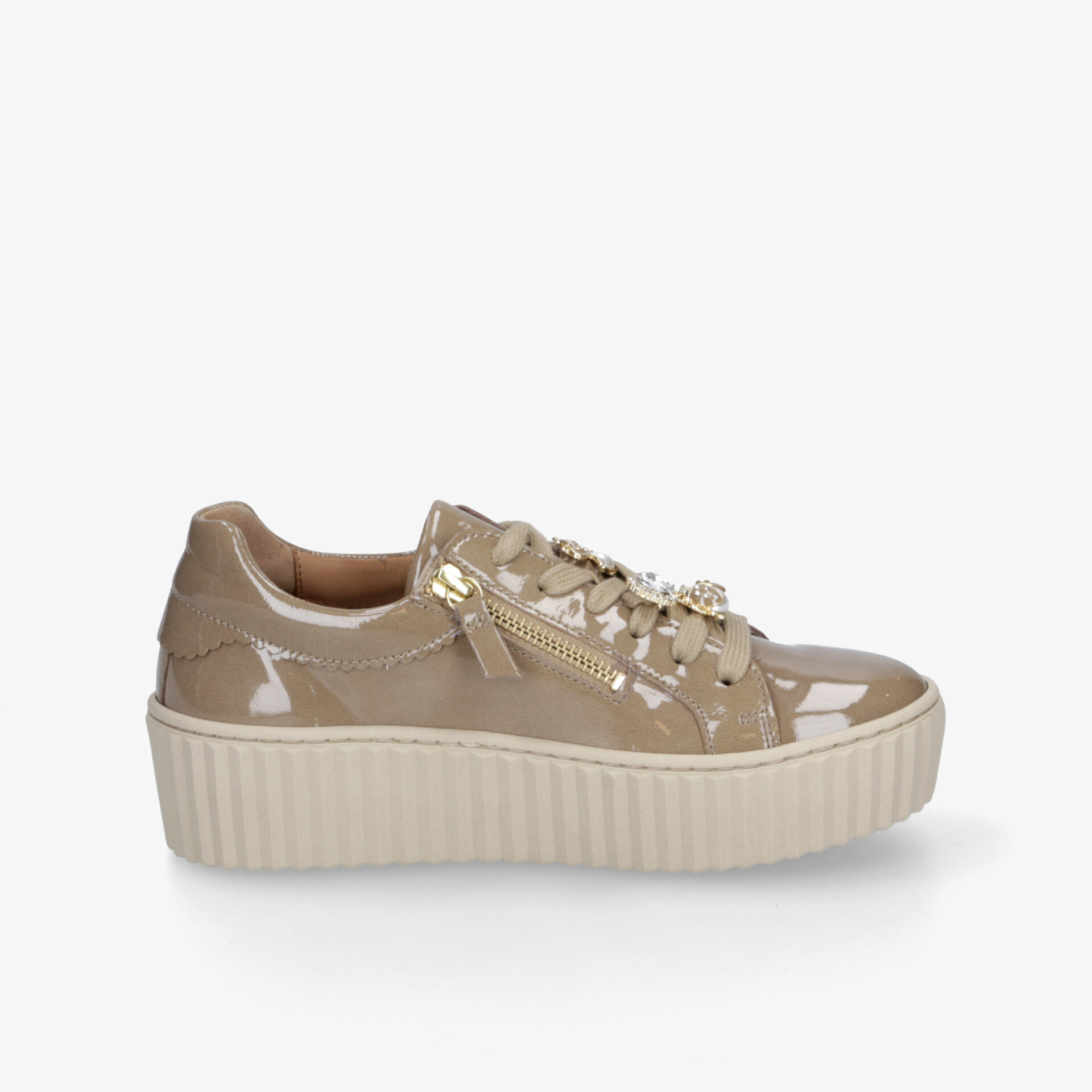Gabor Damen Klassische Schnürer beige