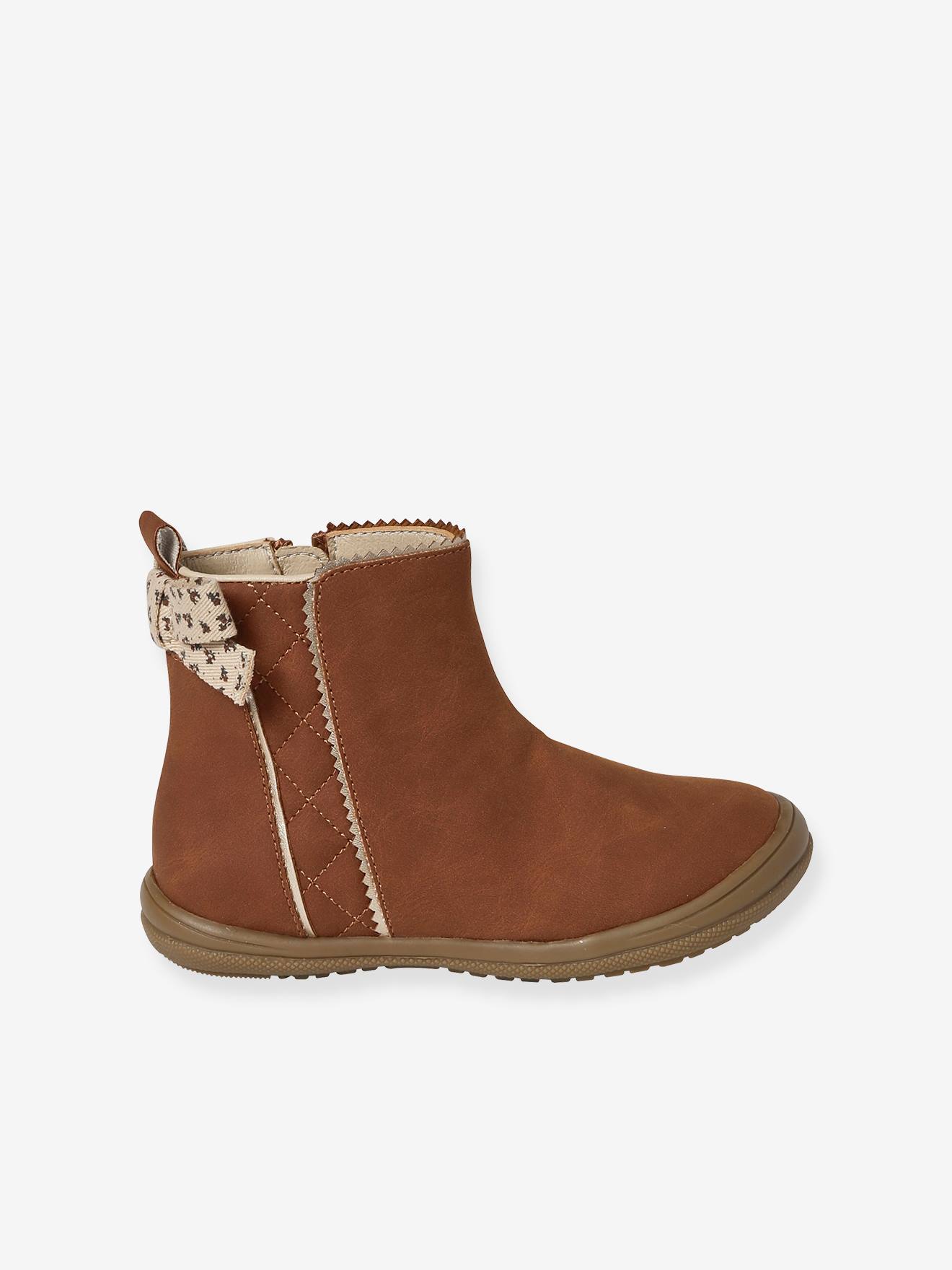 Botas com zíper para meninas
