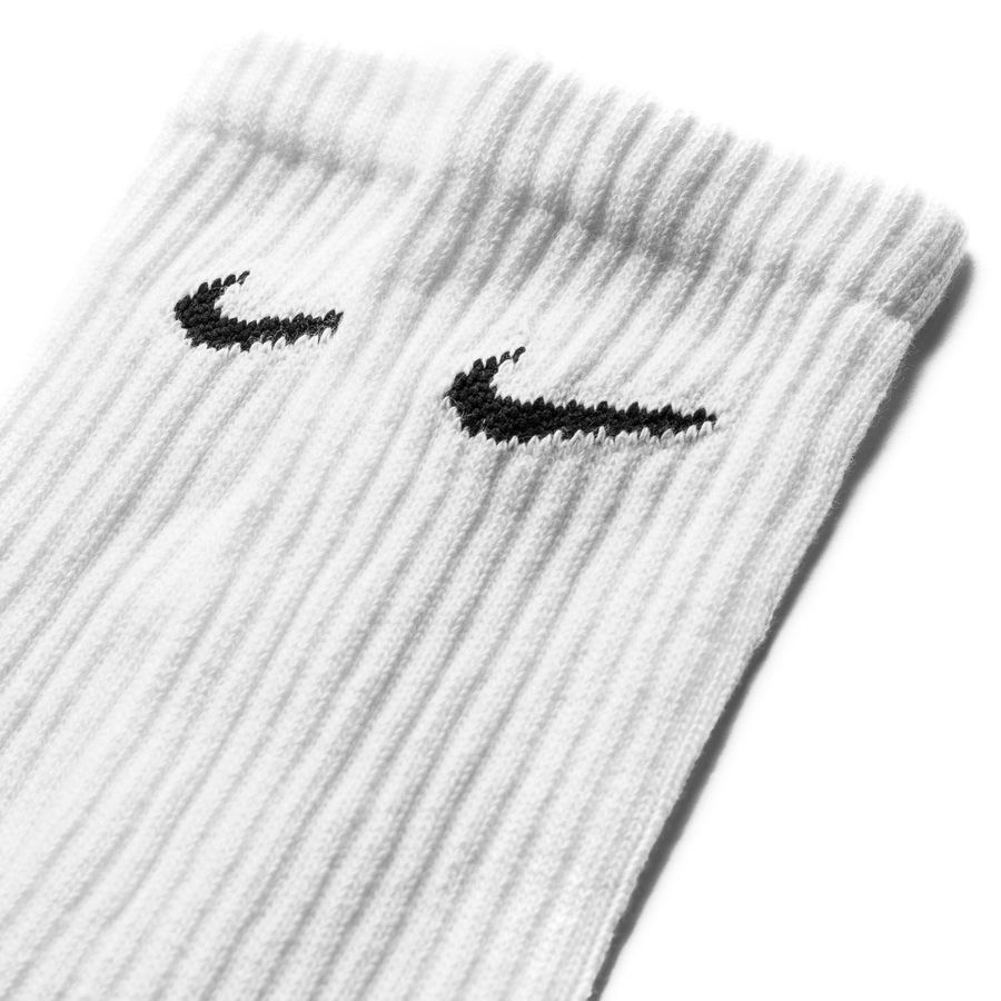 Nike Chaussettes Value Cotton Crew Pack de 3 - Gris/Blanc/Noir