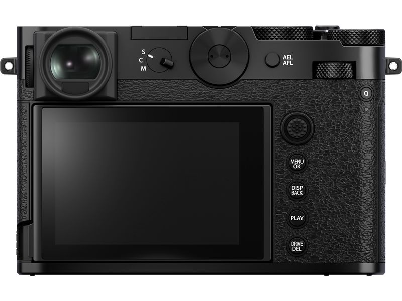 Fujifilm Fotokamera GFX 100RF Schwarz GFX-Kamera mit fest verbautem Objektiv und bringt die Mittelformat-Bildqualität in ein ultrakompaktes Design