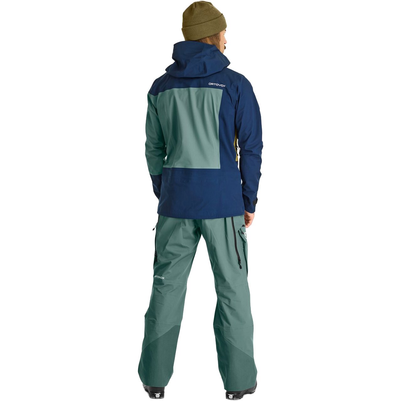 ORTOVOX 3L Deep Shell Freeride-Hose Herren arctic grey