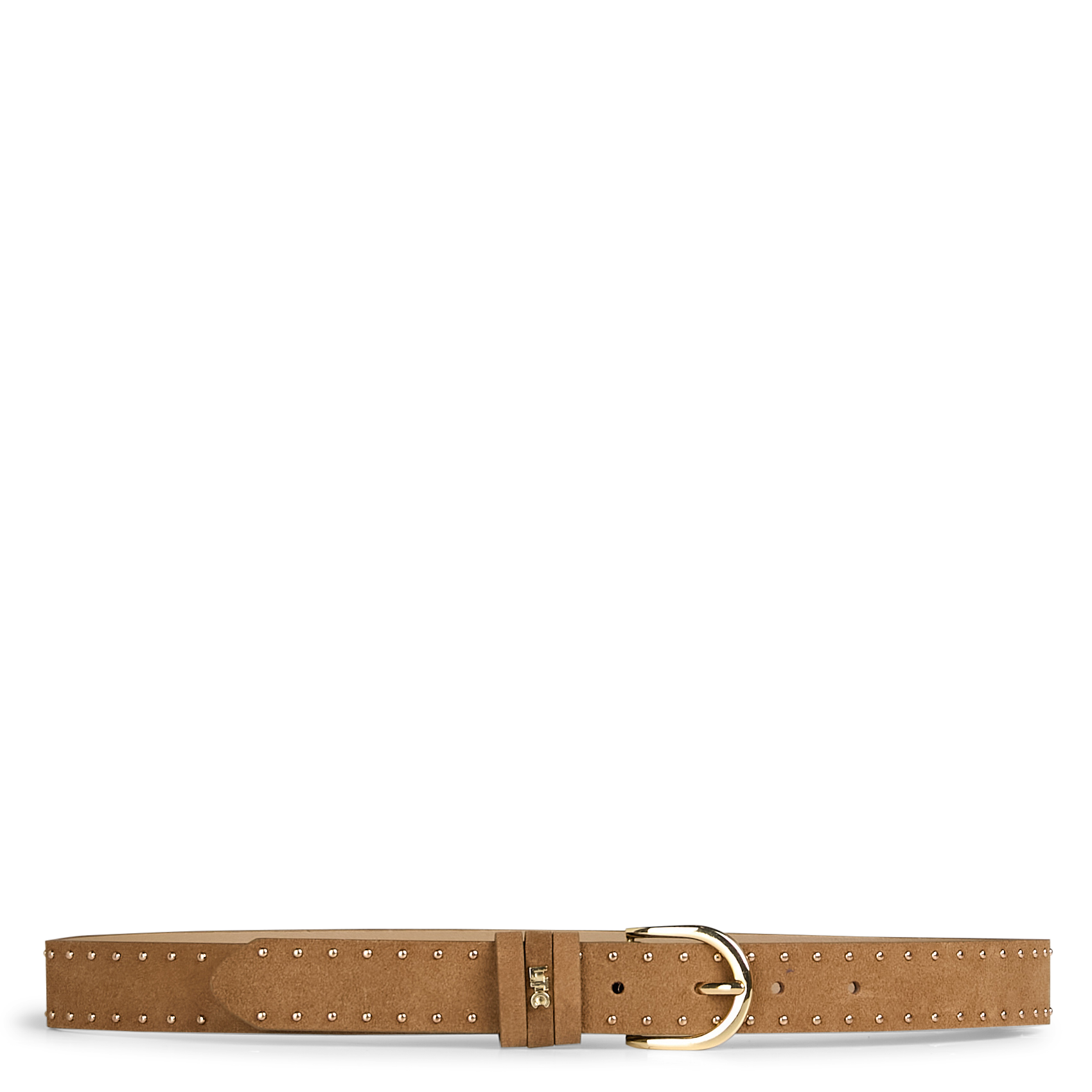 GUELL - Ceinture en cuir velours | Marron