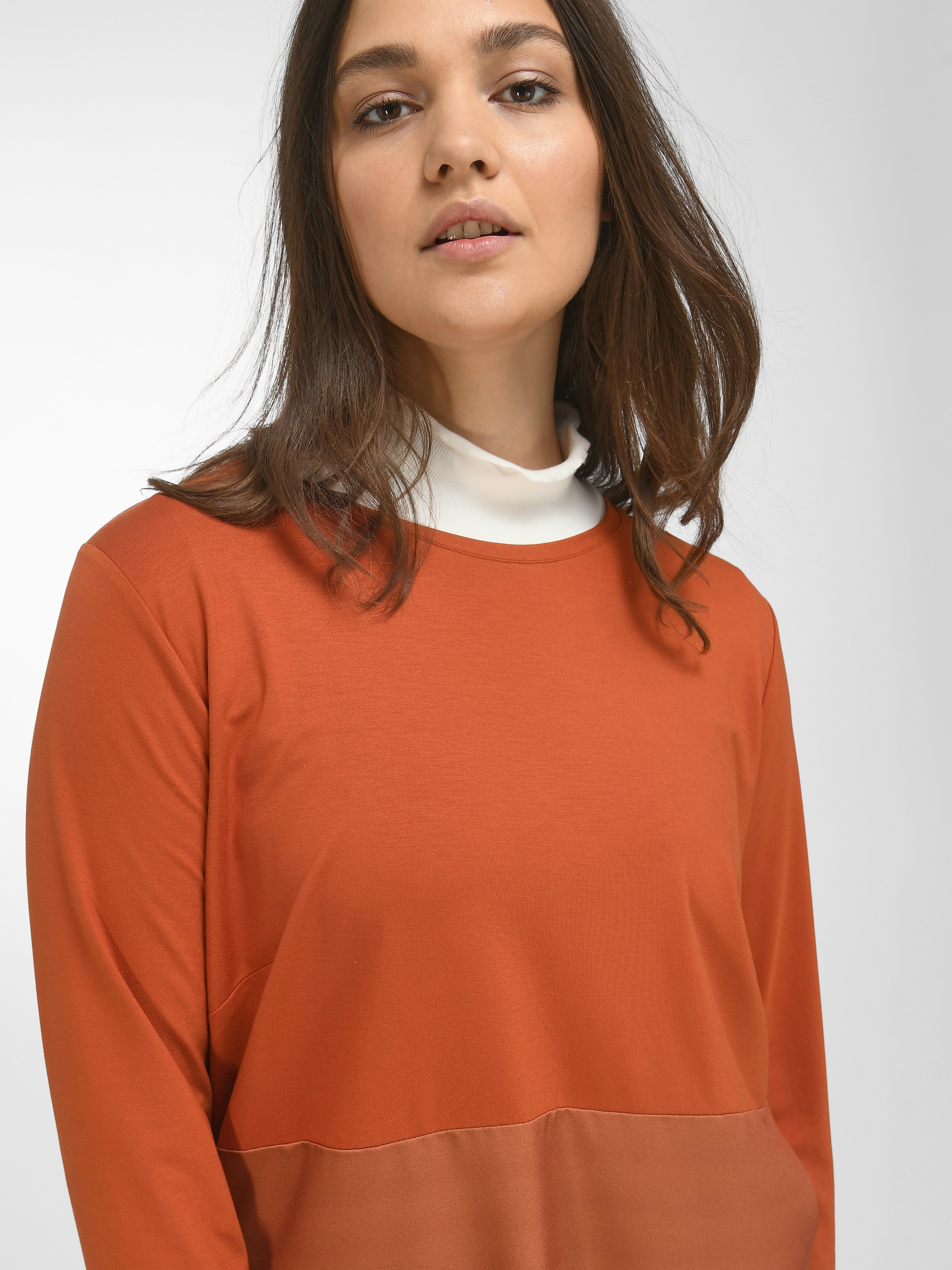 Rundhals-Shirt mit 3/4-Arm