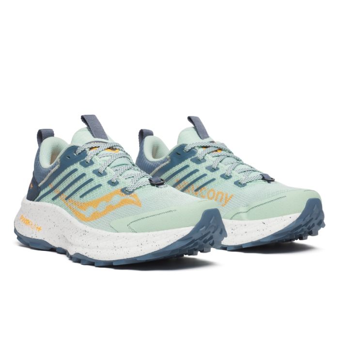 Saucony Dame Trailsko Ride TR2 Grøn