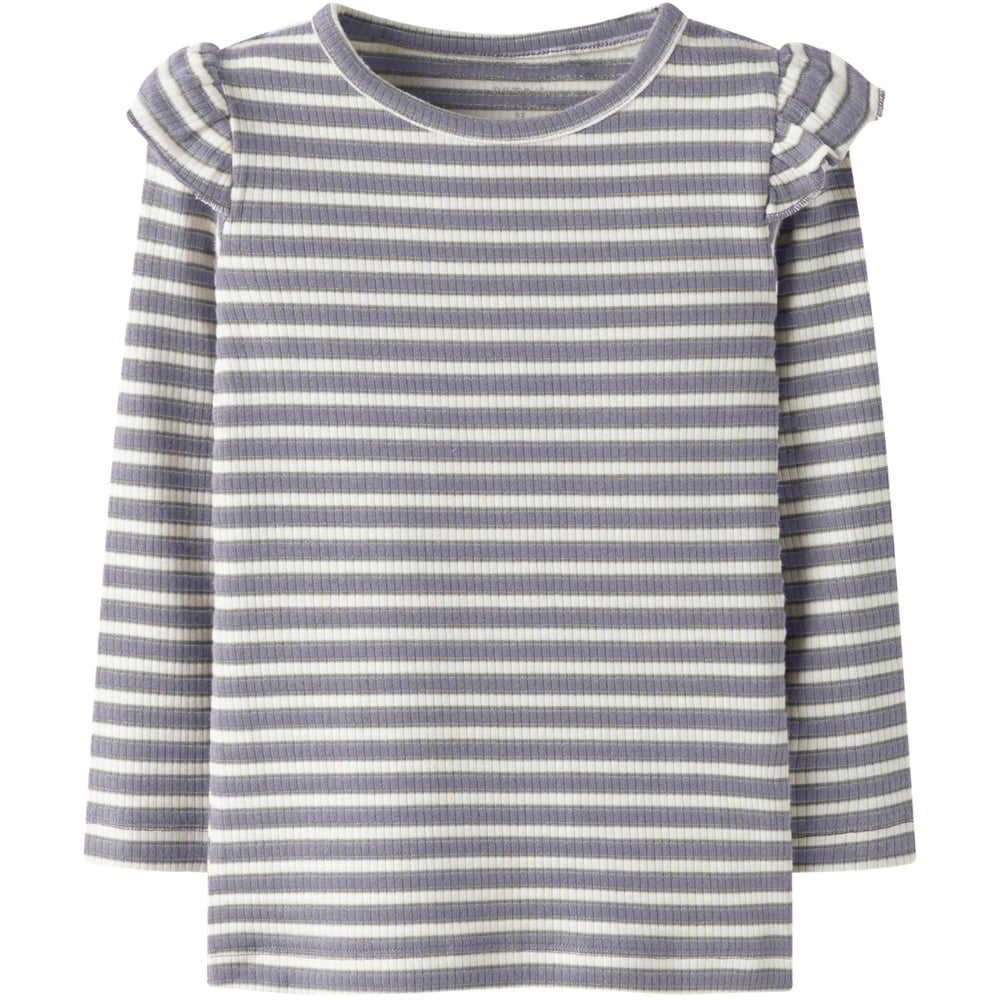 Køb Name It Lavender Gray Cloud Dancer Nmftaias Ls Slim Top