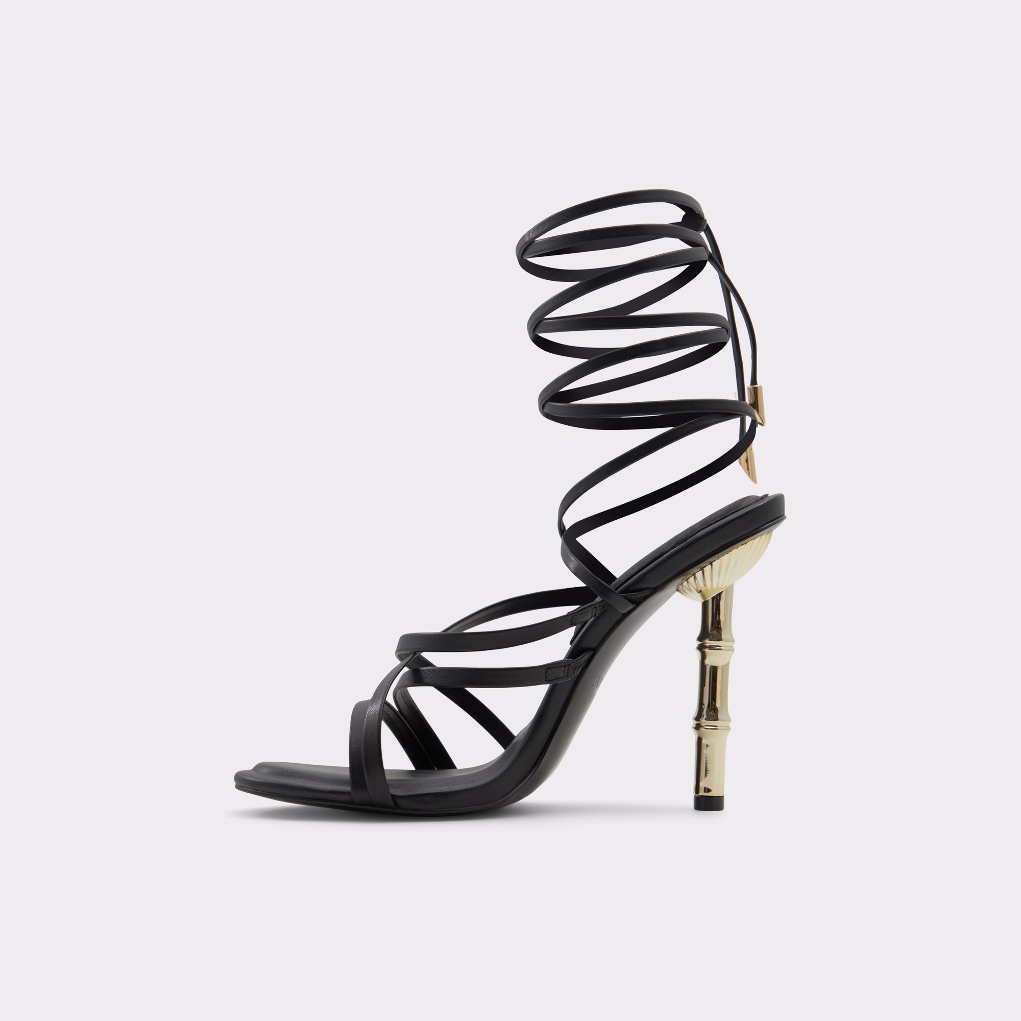 Bamba Black Women Strappy Sandals