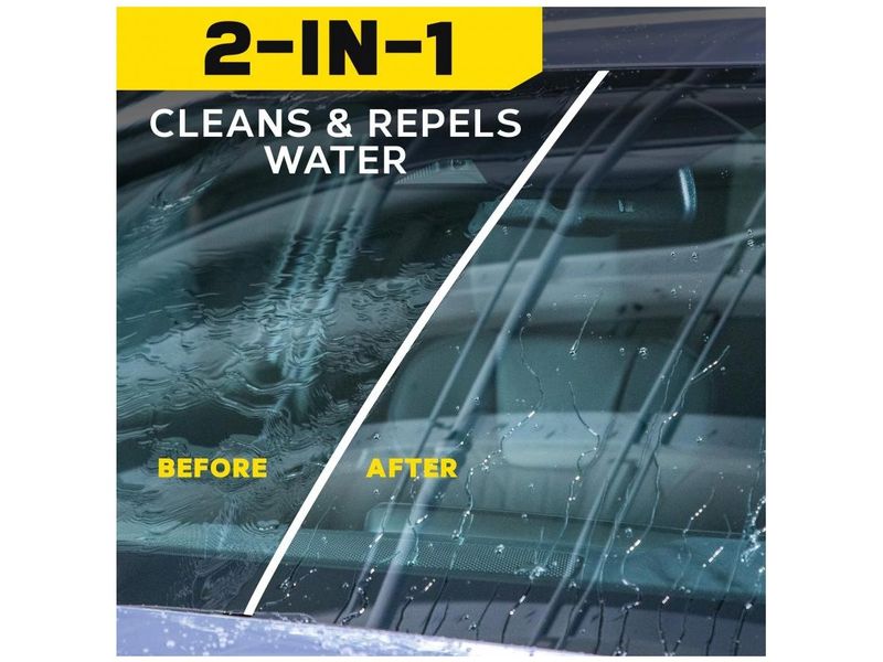 Meguiar's Auto-Glasreiniger Ultimate Glass 473 ml Glasreinigungsspray und Wasserabweiser