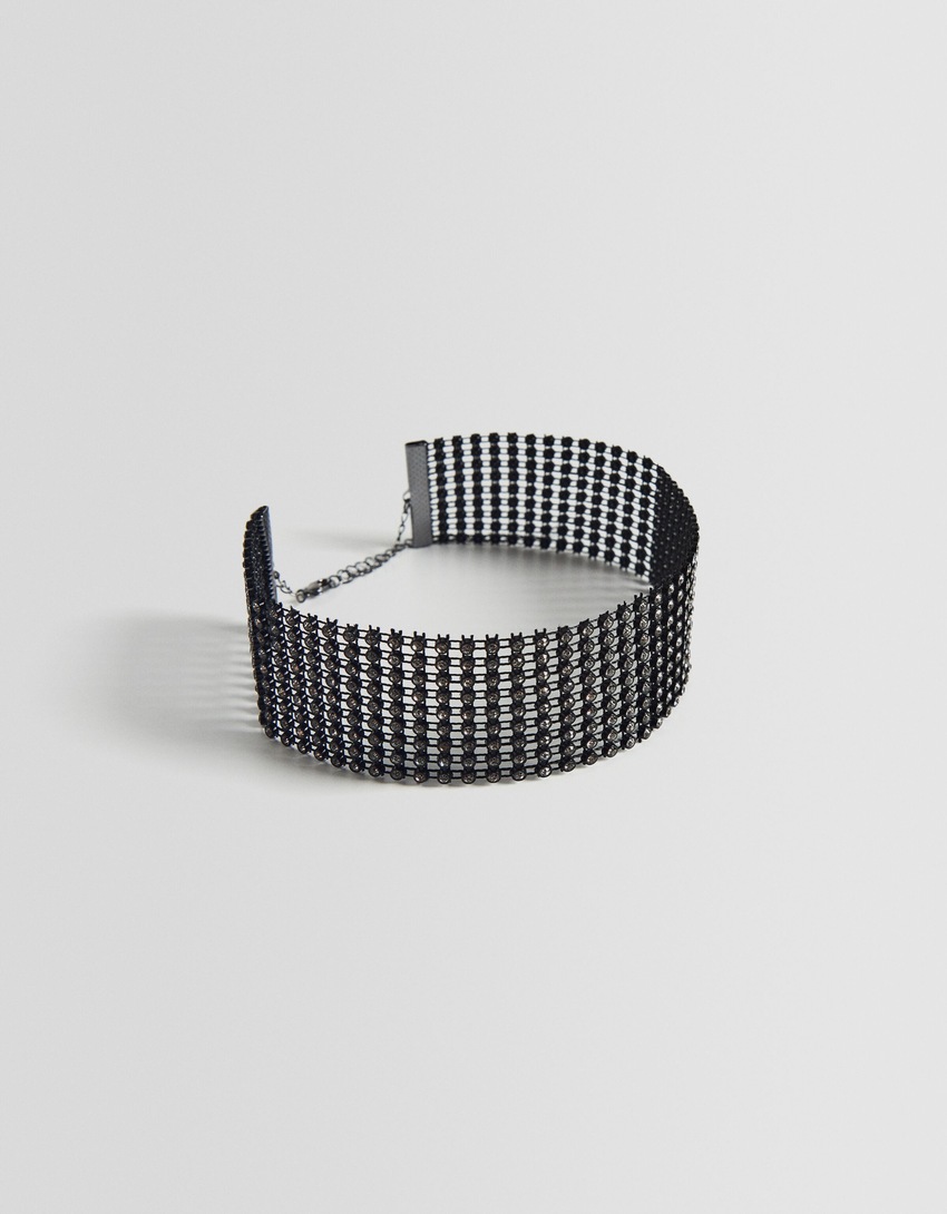 Gargantilha de strass