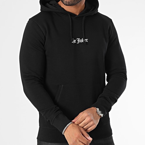 Sweat Capuche Joker Logo Noir