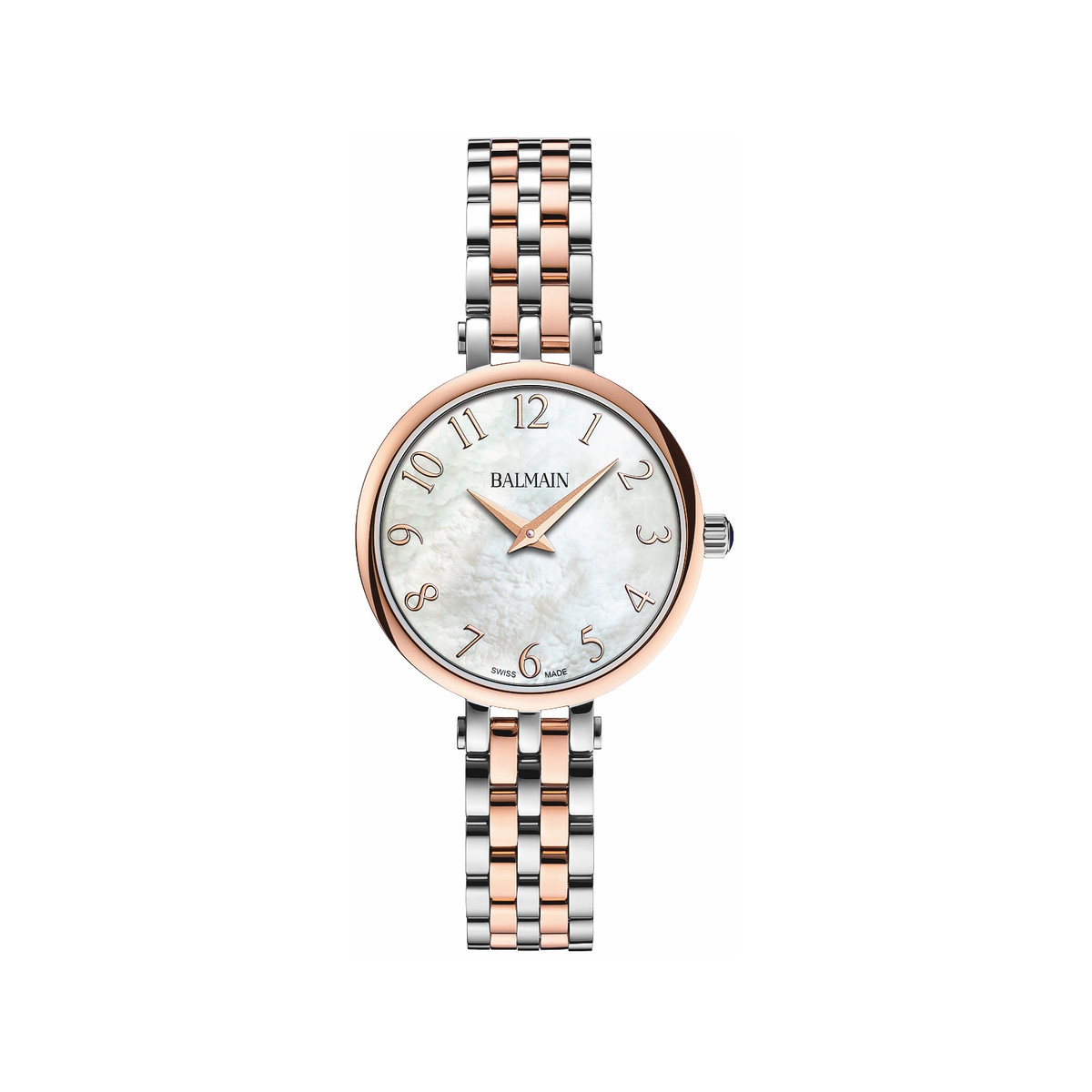 Montre Balmain femme acier bicolore doré rose