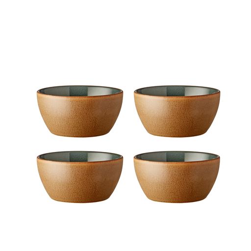 Bitz Wood 4-pak Skål, 12 cm, Forest