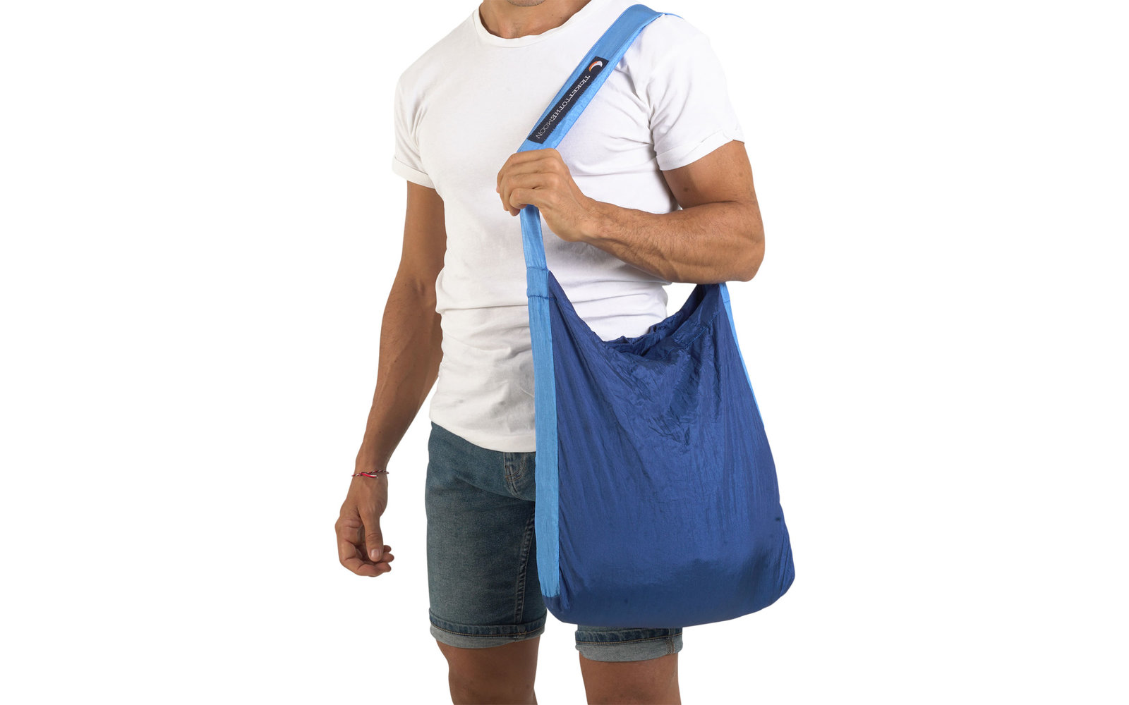 Ticket to the Moon Eco Bag Medium 15 Liter Dark Green / Turquoise