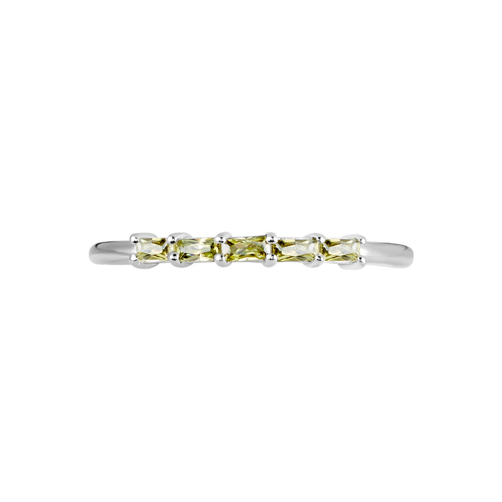Bague Alexander Argent Blanc Oxyde De Zirconium