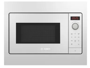[OUTLET] - Bosch Serie | 2 BFL523MW3 - Mikrobølgeovn - til indbygning - 20 liter - 800 W - hvid