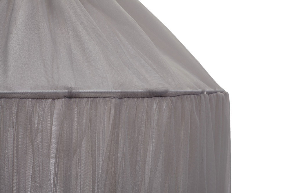 (Ø60x240cm) Runder Bett Baldachin Insektenschutz Betthimmel Vorhang - Rosa