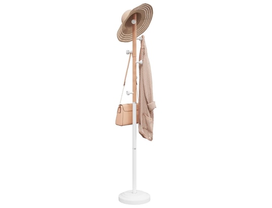 VIDAXL - Porte manteau Porte-manteau blanc 177 cm fer enduit de poudre