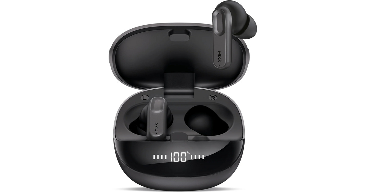 MIXXStreamBuds ANC Charge Noise Cancelling Earbuds  headset  (Zwart)