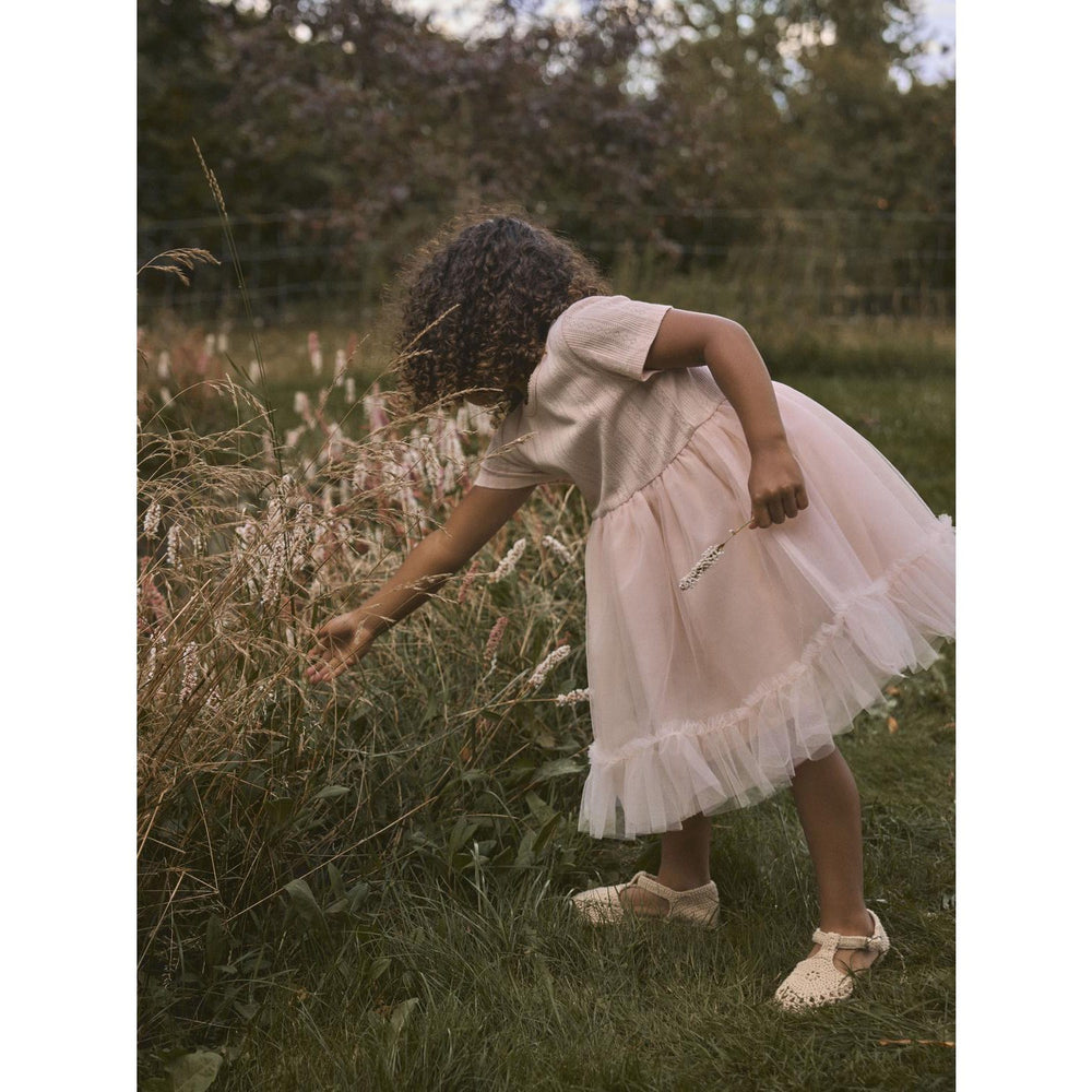 Køb Lil'Atelier Peach Whip Nmffanella Ss Tyl Kjole Lil