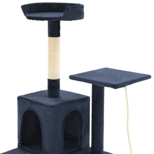 Arranhador de sisal para gatos, azul