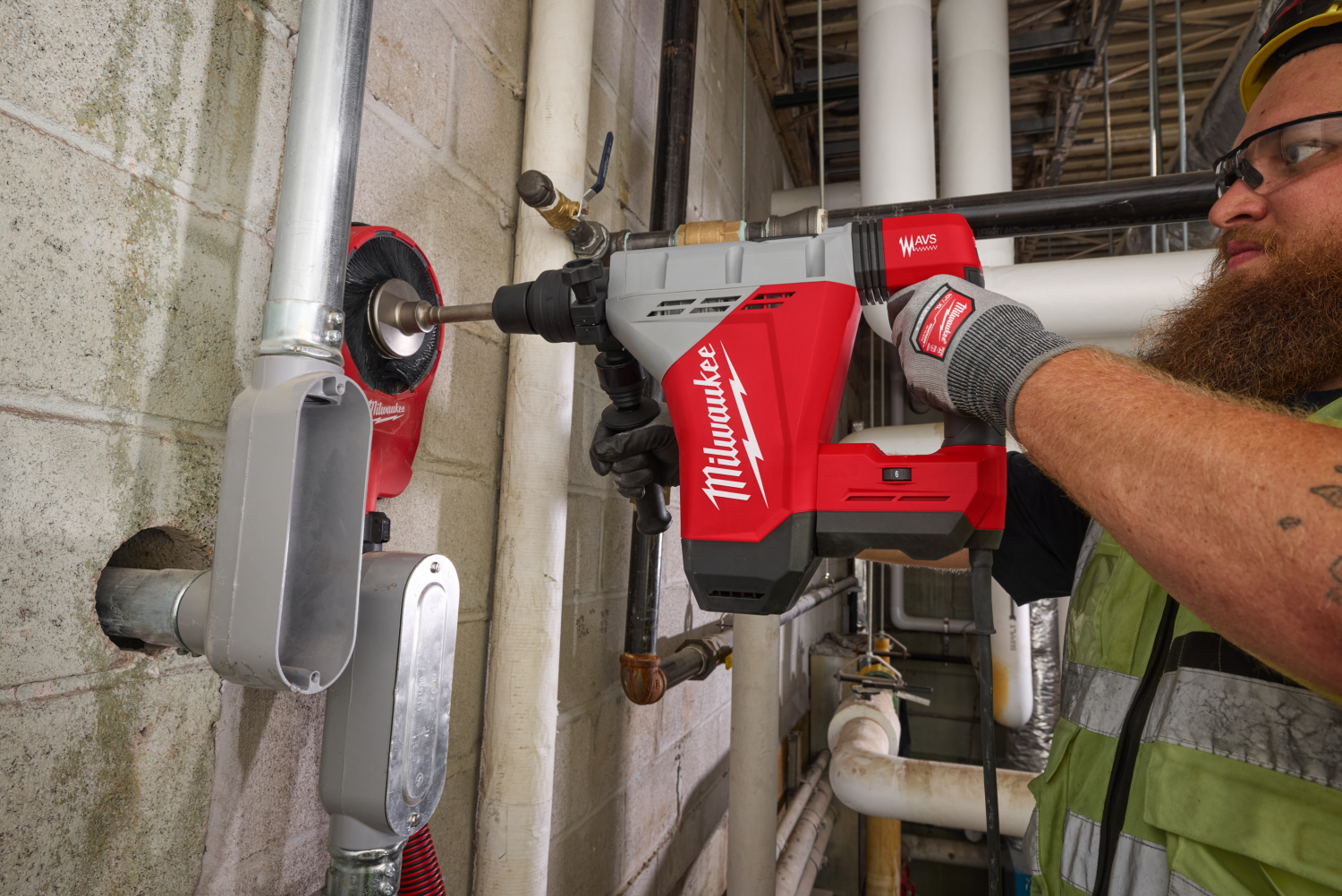 Milwaukee HACO 850 SDS-Max Combihamer in koffer - 11J