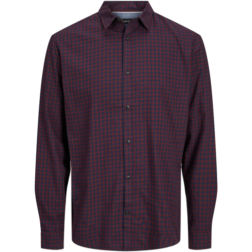 Jack & Jones - 12181602 JJEGINGHAM TWILL SHIRT L/S NOOS NAVY BLAZER Azul