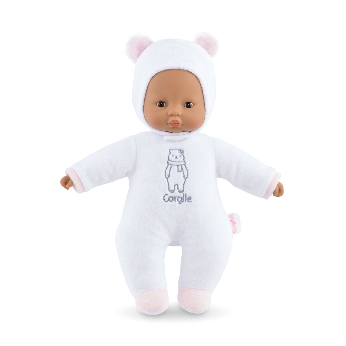 Mon doudou Pti'coeur ours blanc