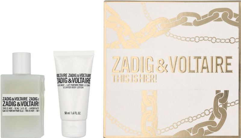 Zadig & Voltaire - This Is Her! - Giftset - 50ml Eau de Parfum en 50ml Body Lotion