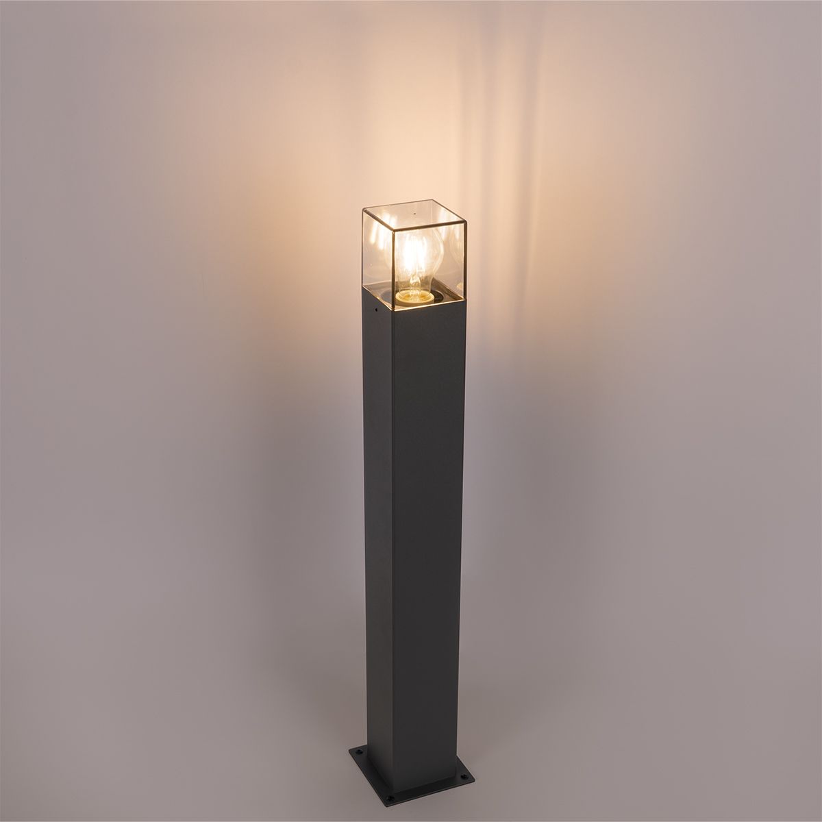 Buitenlamp 70 cm antraciet met grondpin en kabelmof - Denmark
