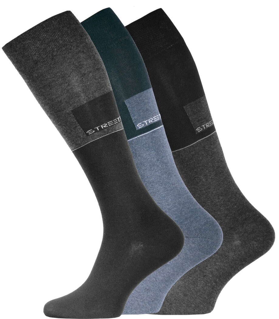 Cotton Prime® 3 Paar Comfort KNIESTRÜMPFE